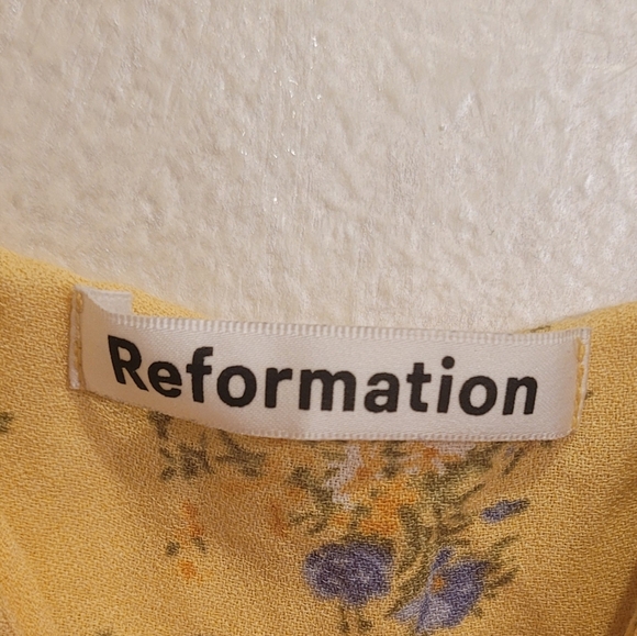 REFORMATION MARLOWE DRESS IN FELICITY FLORAL PRINT - Picture 7 of 8